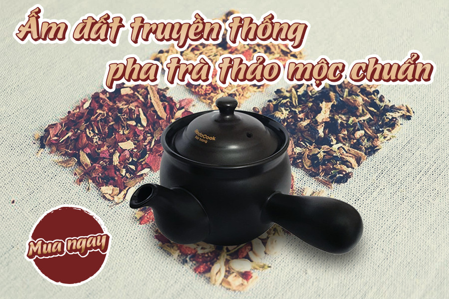 mua ấm đất pha trà thảo mộc