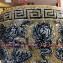 Bát hương đồ thờ cúng bằng sứ Gốm Hải Long Bát Tràng