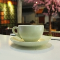 Tách cà phê capuchino men kem