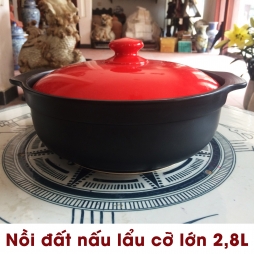 nồi đất nấu lẩu Bát Tràng nồi đất nấu lẩu Bát Tràng