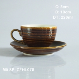 Bộ tách cafe cappuccino siêu đẹp giả vuốt Bộ tách cafe cappuccino siêu đẹp giả vuốt