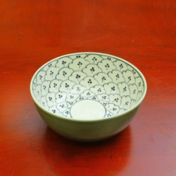 Bát tô đáy men xanh đông vẽ bèo Bát tô đáy men xanh đông vẽ bèo