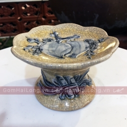 chan nen men ran bong hoang luu ly gom su Hai Long chân nến men rạn bóng hoàng lưu ly gốm sứ Hải Long