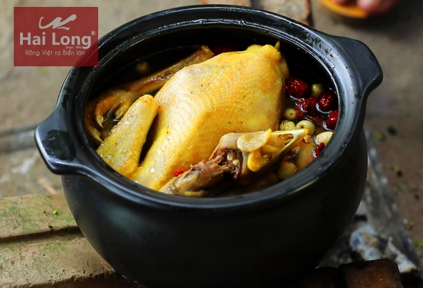 nồi đất men đen 2 lít