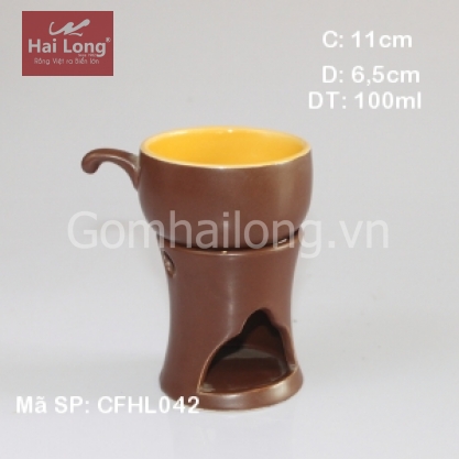 Bộ tách cafe nóng gốm sứ cao cấp 