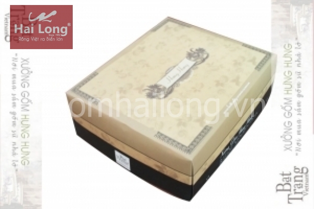 Hộp xốp ấm chén thương hiệu gốm sứ Hải Long Bát Tràng