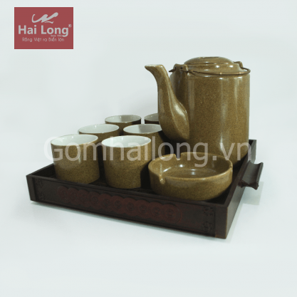 Bộ ấm tích men gốm