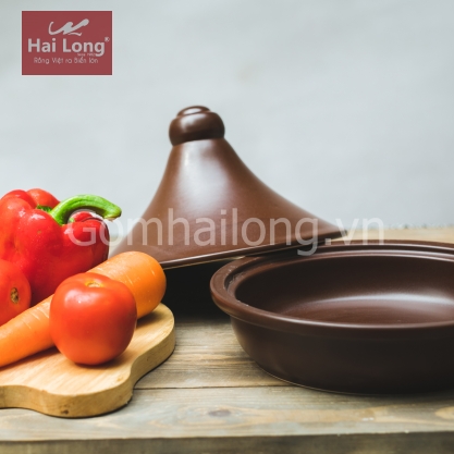 Nồi đất Noda Tagine 500 ml (Nâu)