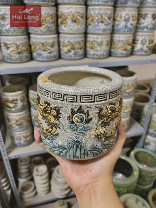 bát hương men rạn
